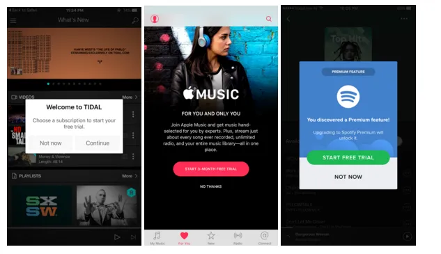 2-Mobile Marketing Music Streaming Call to Actions