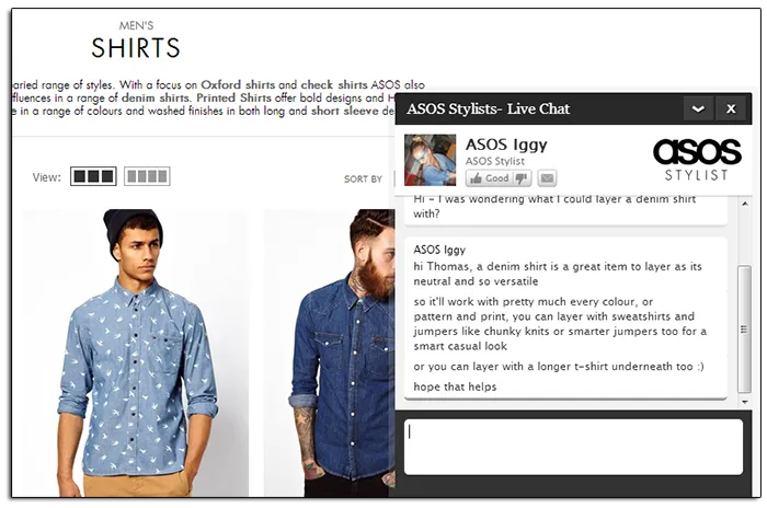 2-asos-live-chat-stylist-digital-marketing-example