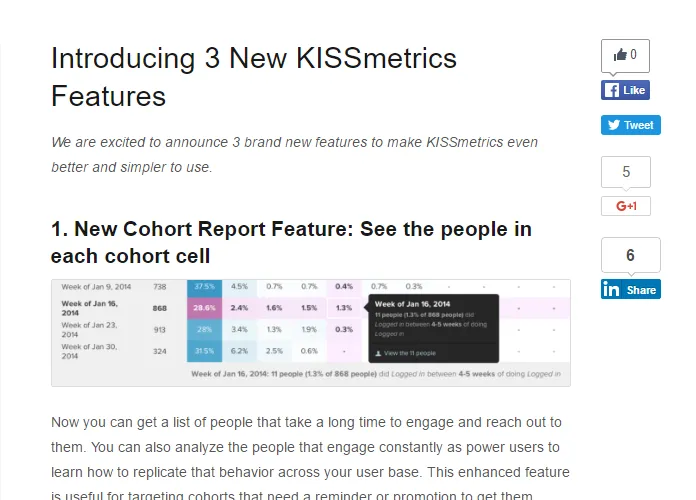 6-Kissmetrics New Features