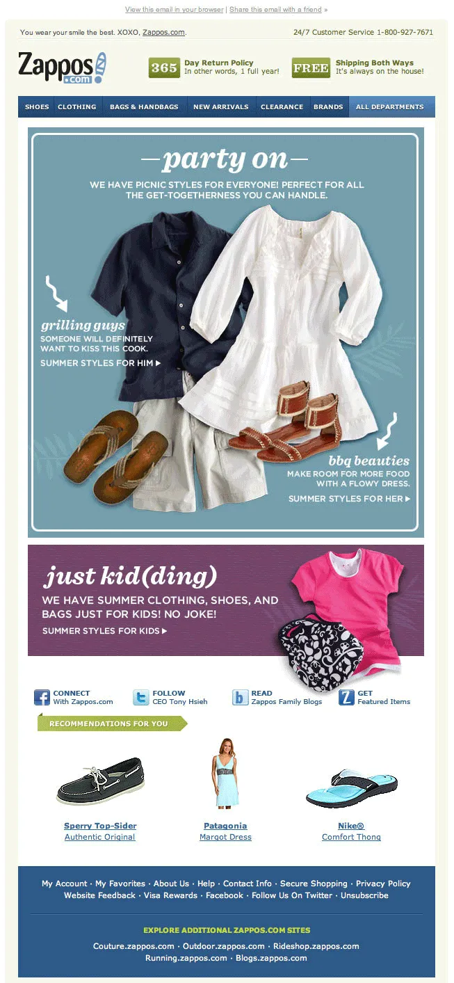 zappos-fashion-ecommerce-email-marketing-examples