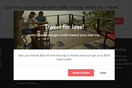 airbnb referral program example