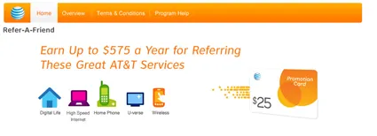 att referral program example
