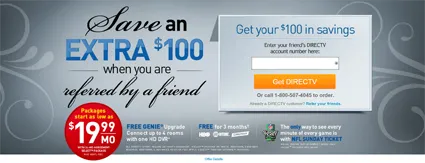 directv referral program example