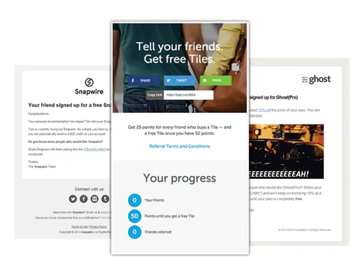 referral email notification examples