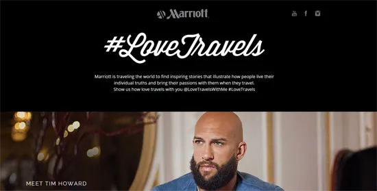 marriott love travels microsite