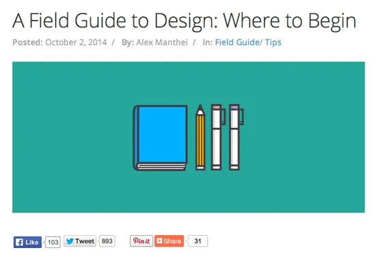 mention field guide design