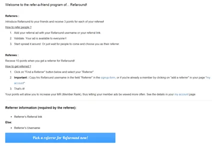 refaround referral program example